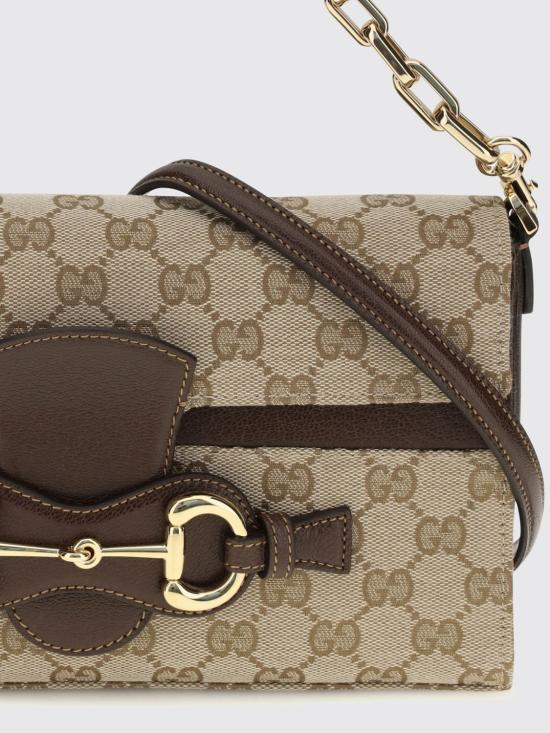 26FW 구찌 홀스빗 리스트레토 미디엄 숄더백 A006KQFAGGX 9651 Beige - GUCCI
