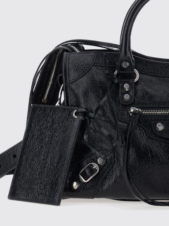 26FW 발렌시아가 르 시티 백 스몰 8657622ACLR 1000 Black - BALENCIAGA
