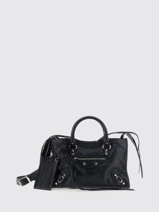 26FW 발렌시아가 르 시티 백 스몰 8657622ACLR 1000 Black