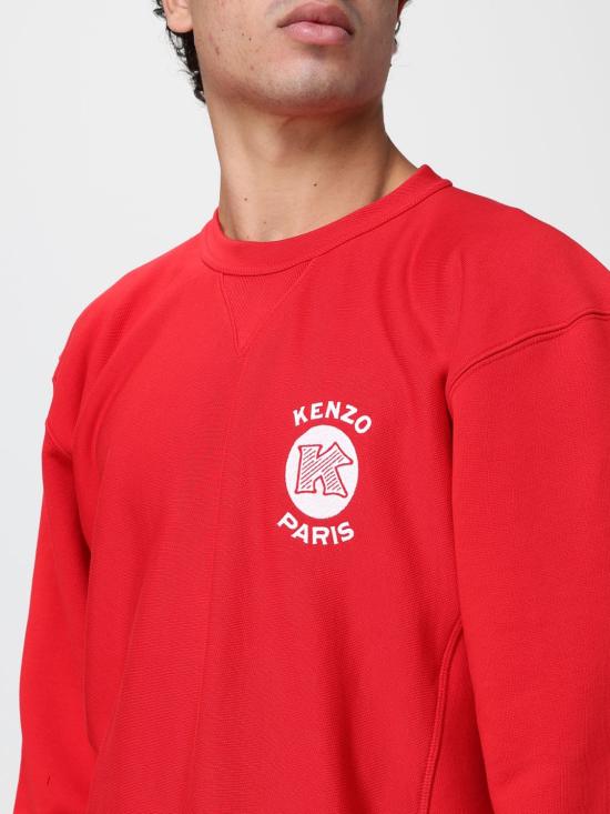 26FW 겐조 긴팔 티셔츠 FG65SW2764MJ 22 Red - KENZO