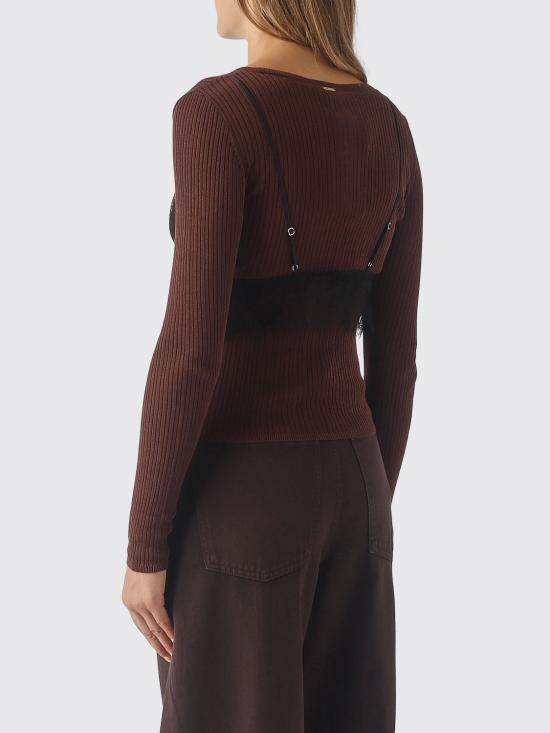 26FW 트윈셋 스웨터 262TP3010 13887 Coffee - TWINSET