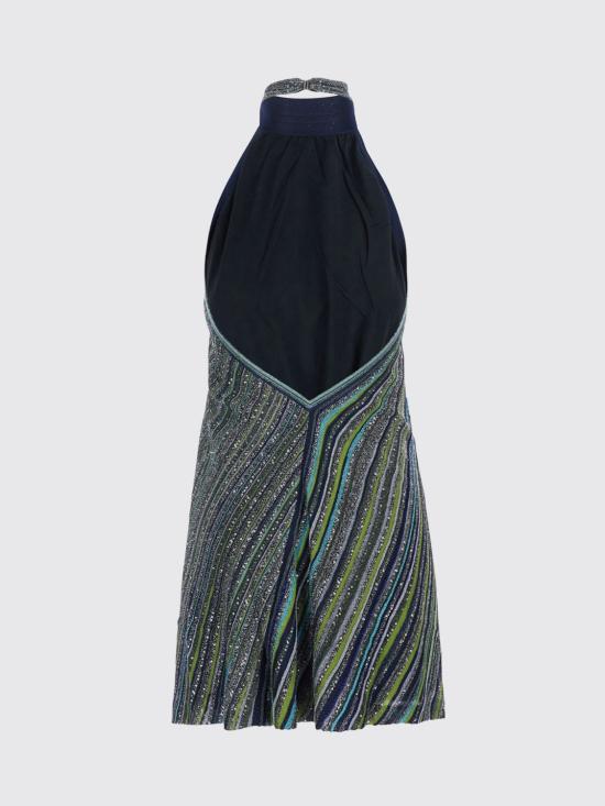 26FW 미소니 롱 원피스 DS26WG2BBK01J8 S616T Green - MISSONI