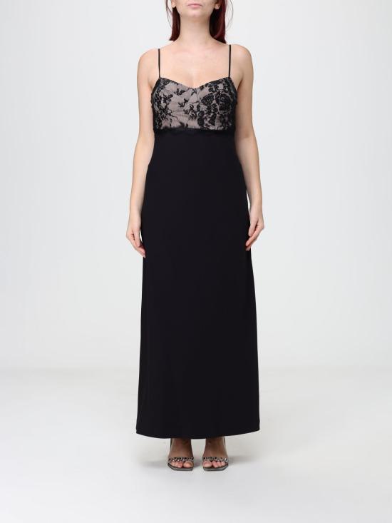 26FW 하니타 롱 원피스 HV39134723 NERO Black