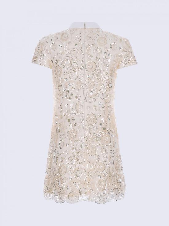 26FW 셀프 포트레이트 롱 원피스 AW26019SC CREAM Natural - SELF PORTRAIT