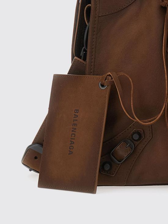 26FW 발렌시아가 르 시티 백 미디엄 8657602ACM9 2247 Brown - BALENCIAGA