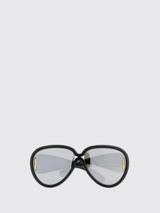 26FW 로에베 스모크 미러 파일럿 선글라스 LW40132I65 01C Black - LOEWE