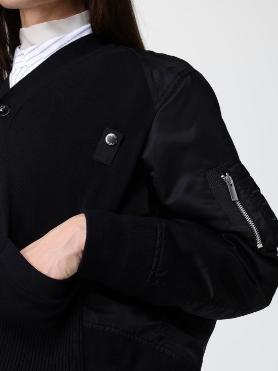 26FW 사카이 스웨터 2608586 001 Black - SACAI