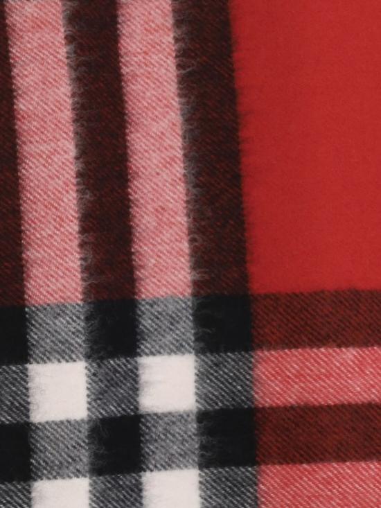 26FW 버버리 체크 캐시미어 스카프 8112640 Red - BURBERRY