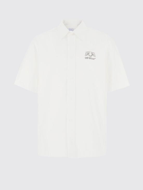 26FW 오프화이트 셔츠 44MGG01PF26F00210 100 White - OFF WHITE