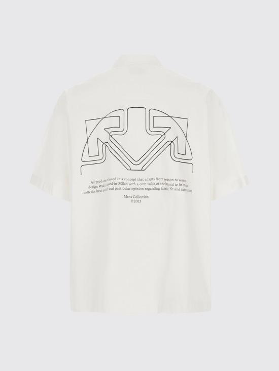 26FW 오프화이트 셔츠 44MGG01PF26F00210 100 White - OFF WHITE