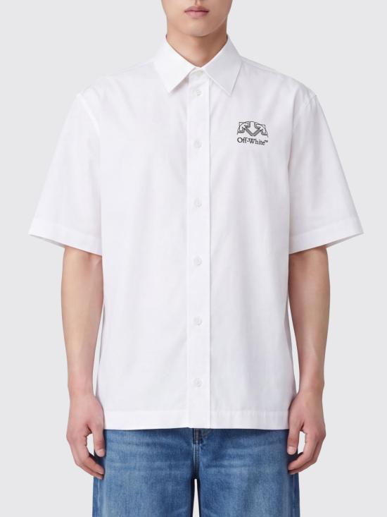 26FW 오프화이트 셔츠 44MGG01PF26F00210 100 White