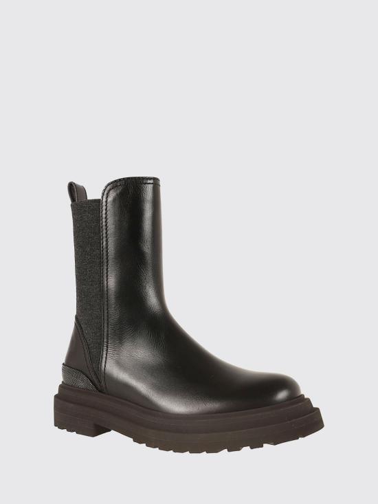 26FW 브루넬로 쿠치넬리 부츠 MZOLG3307 C101 Black - BRUNELLO CUCINELLI