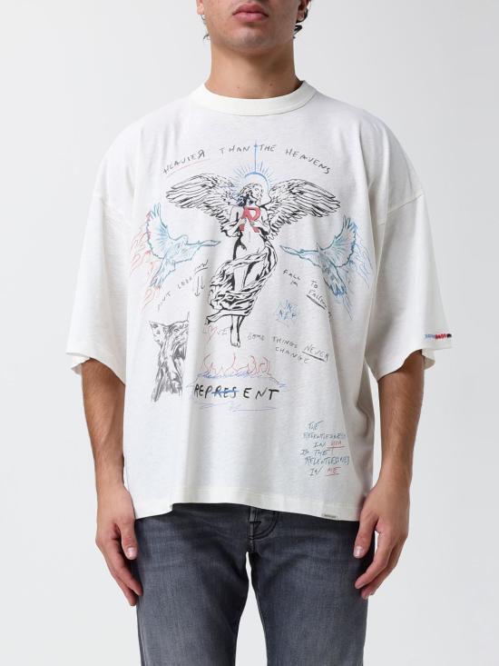 26FW 리프레젠트 반팔 티셔츠 MLM100999 31 White