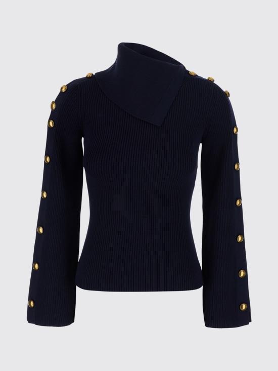 26FW 엘리자베타프랜치 스웨터 MK03S66E2 H88 Blue - ELISABETTA FRANCHI