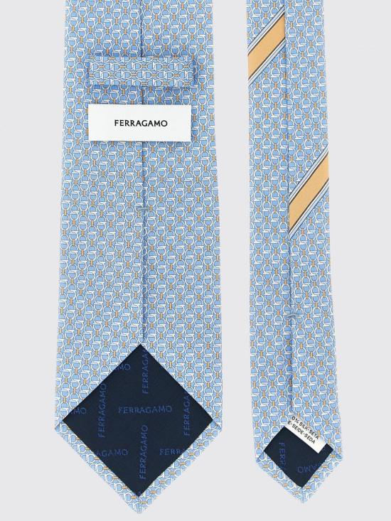 26FW 살바토레 페라가모 넥타이 794592 Blue - SALVATORE FERRAGAMO