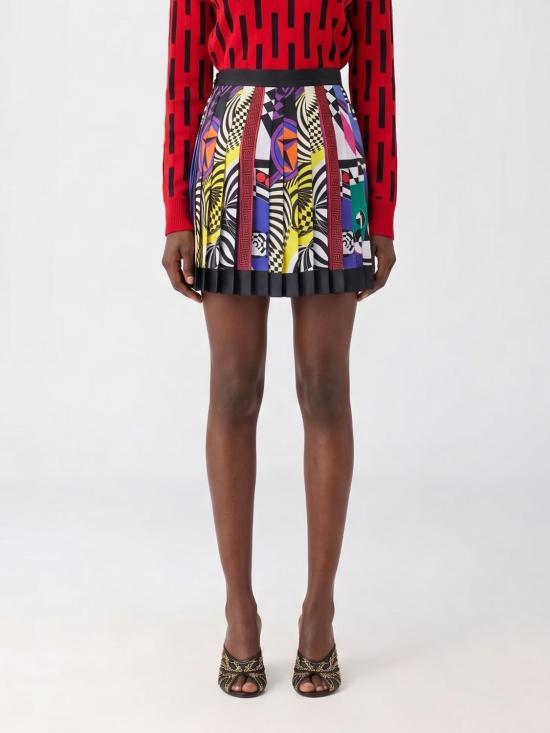 26FW 베르사체 스커트 10008291A19288 5X000 Multicolor