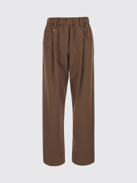 26FW 브루넬로 쿠치넬리 팬츠 MA126P8417 C9812 Brown - BRUNELLO CUCINELLI