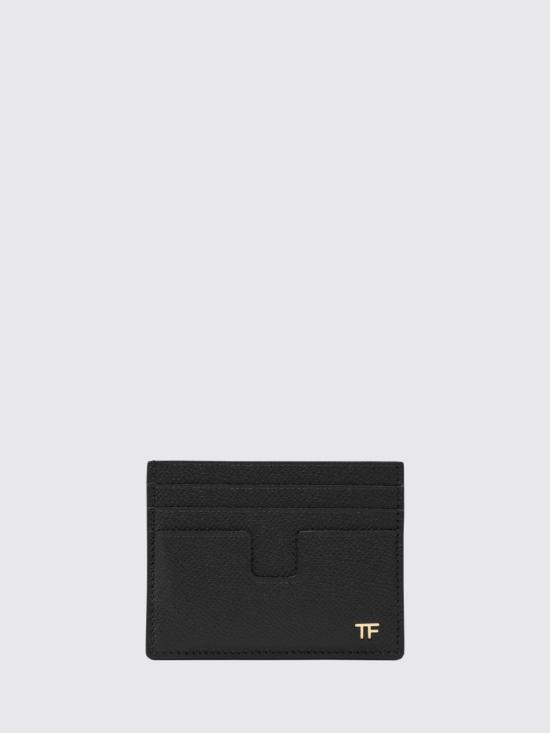 26FW 톰포드 스몰 그레인 레더 폴딩 카드 홀더 YM233LCL081G NAA Black