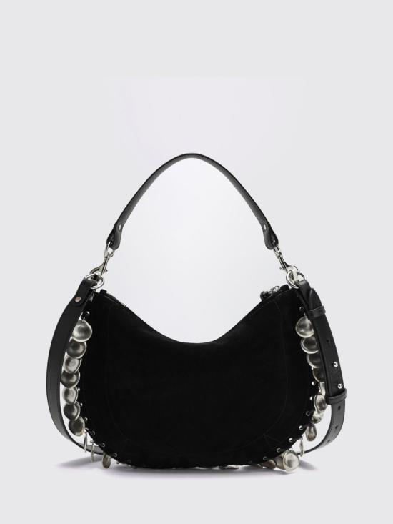 26FW 이자벨마랑 오스칸 스웨이드 카프스킨 메달리온 숄더백 BF0066FHD2C16M BKSI Black - ISABEL MARANT