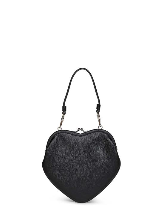  비비안웨스트우드 가방 비비안 웨스트우드 벨 하트 프레임 핸드백 블랙 - VIVIENNE WESTWOOD