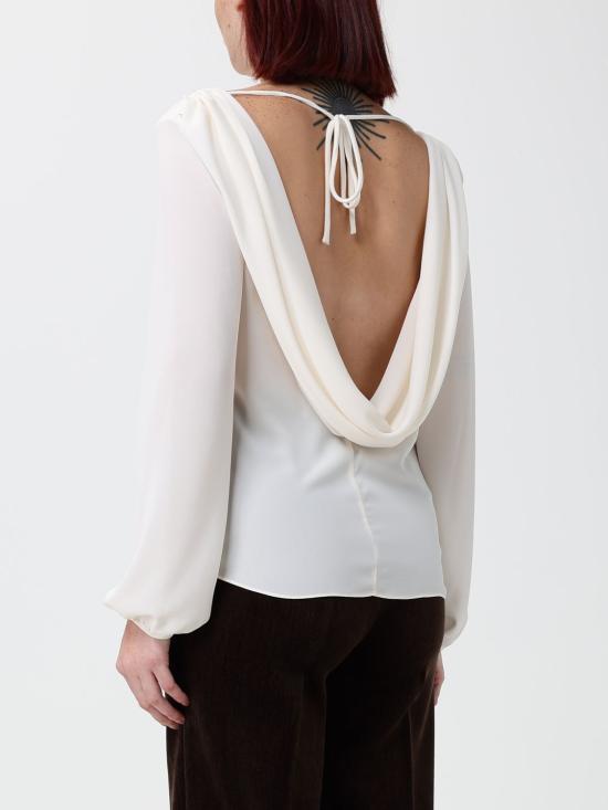26FW 하니타 탑 HM32794746 MOUSSE Yellow Cream - HANITA