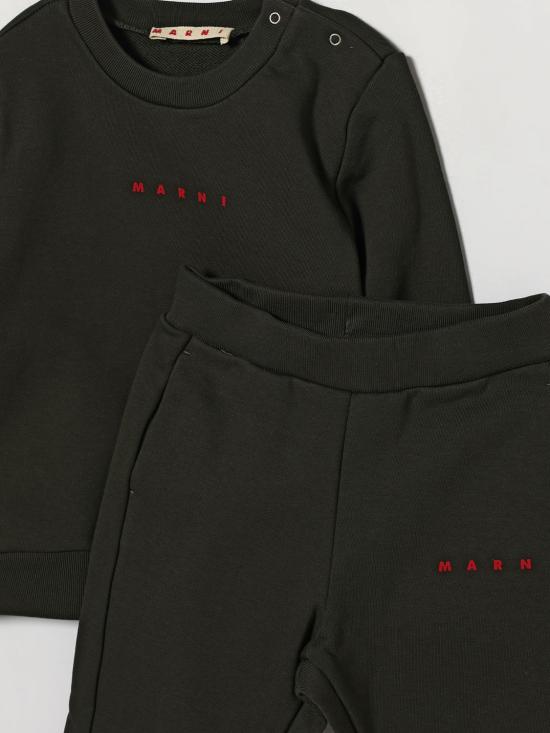 26FW [키즈] 마르니 오버롤 M01607M00V0 0M924 Charcoal - MARNI