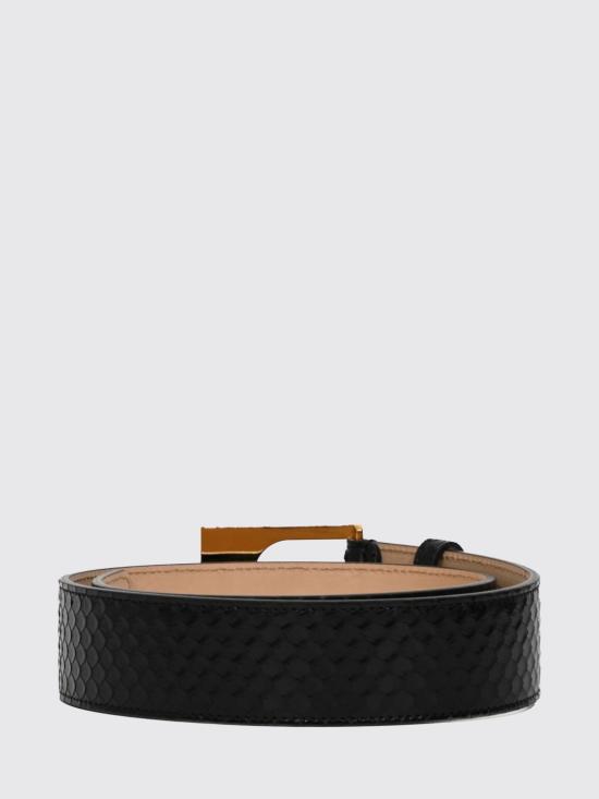 26FW 엘리자베타프랜치 레귤러 벨트 CT43S67E2 110 Black - ELISABETTA FRANCHI