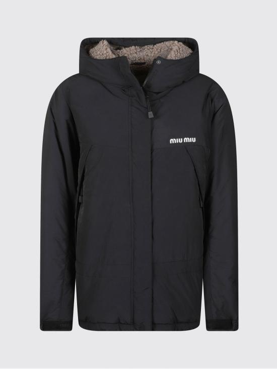 26FW 미우미우 퐁제 다운 재킷 ML1553SOOO6203 F0002 Black
