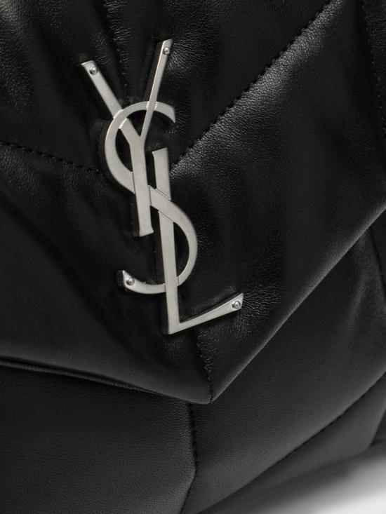 26FW 생로랑 루루 푸퍼 스몰 체인 백 5774761EL00 1000 Black - SAINT LAURENT