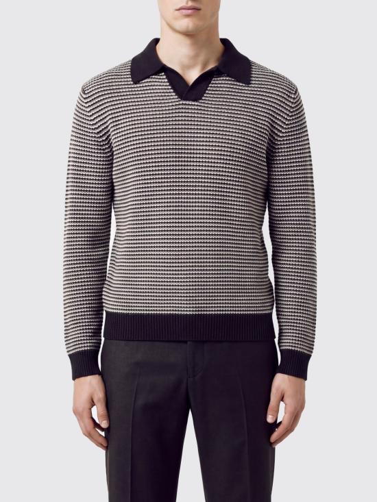 26FW 라르디니 폴로 티셔츠 ACLPML74AC67035 450BE Black