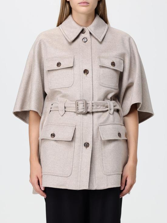 26FW 막스마라 네타레 벨티드 케이프 코트 2624736081600 030 Beige