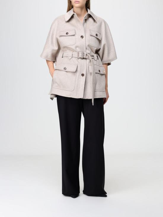 26FW 막스마라 네타레 벨티드 케이프 코트 2624736081600 030 Beige - MAX MARA