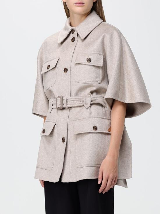 26FW 막스마라 네타레 벨티드 케이프 코트 2624736081600 030 Beige - MAX MARA