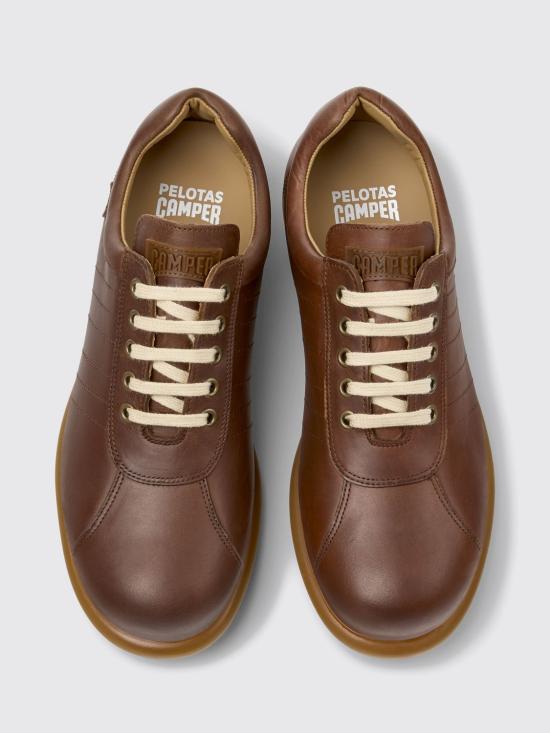26FW 캠퍼 PELOTAS ARIEL 펠로타스 아리엘 가죽 스니커즈 16002 359 PELOTAS 0 Brown - CAMPER