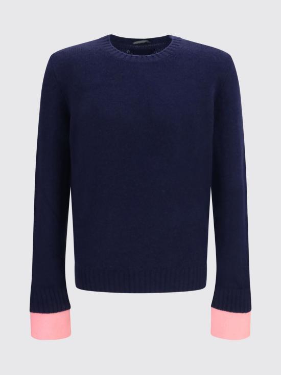 26FW 프라다 셰틀랜드 울 크루넥 스웨터 UMF353SEAO198K F0008 Blue