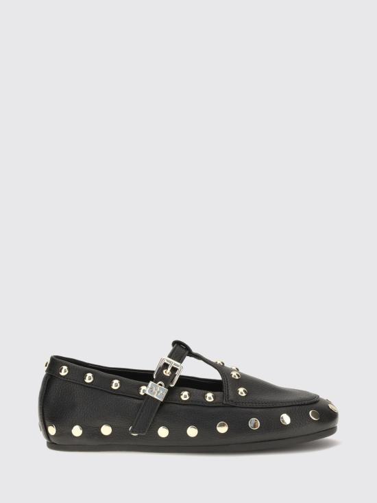 26FW 가니 플랫 슈즈 D1020060 099 Black