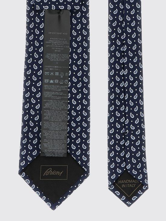 26FW 브리오니 넥타이 O61D00OE467 4049 Blue - BRIONI
