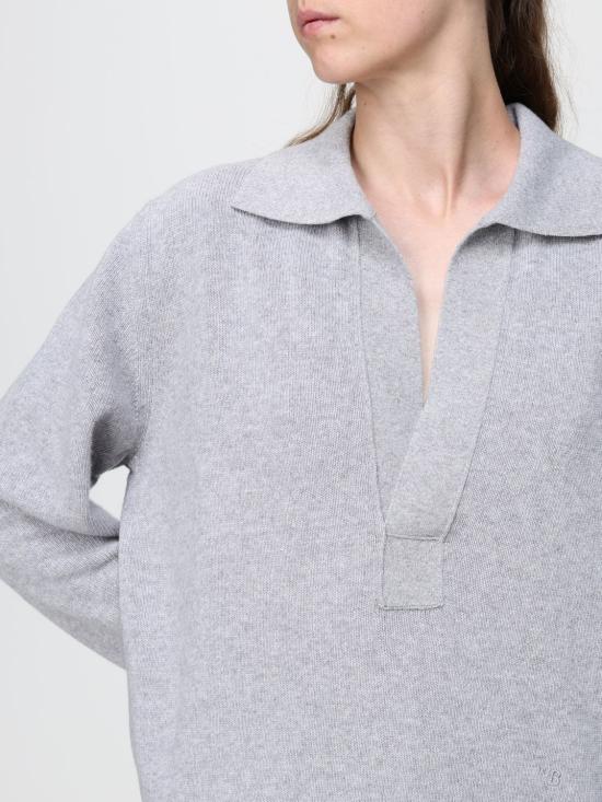 26FW 빅토리아 베컴 폴로 티셔츠 1426KJU007475A 9991 Grey - VICTORIA BECKHAM