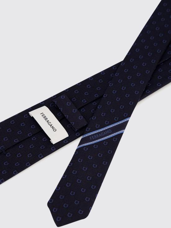26FW 살바토레 페라가모 넥타이 351424 794457 BLUSCURO Blue - SALVATORE FERRAGAMO