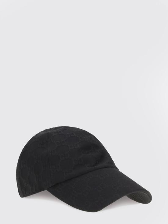 26FW 구찌 GG 엠보스 저지 베이스볼 캡 8757443HBMF 1000 Black
