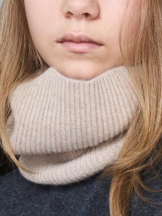 26FW [키즈] 보빈 앤 트리콧 스카프 BTARS6 Beige - BOBBIN & TRICOT
