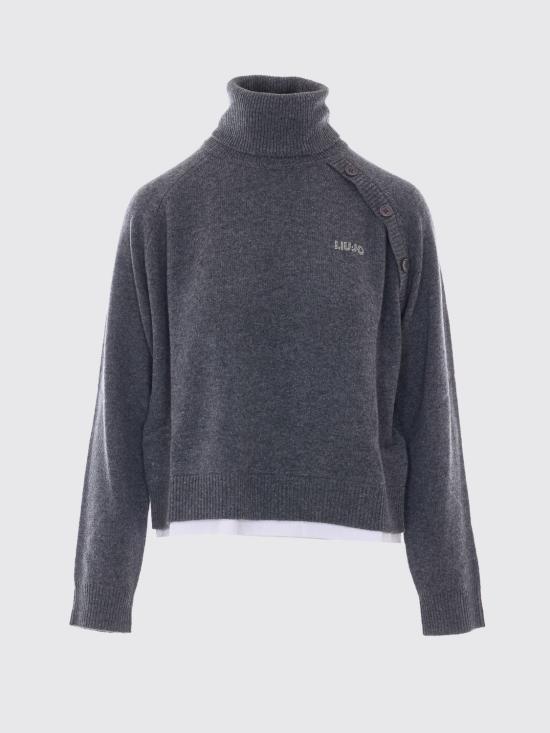 26FW 리우조 스웨터 WF6369MS009 02050 Grey - LIU JO