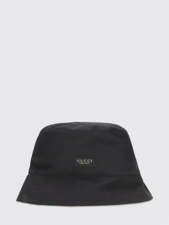 26FW 구찌 코튼 캔버스 버킷 모자 A006PE4HBK0 1000 Black