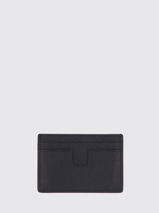26FW 톰포드 스몰 그레인 레더 클래식 카드 홀더 YM232LCL081G NAA Black - TOMFORD