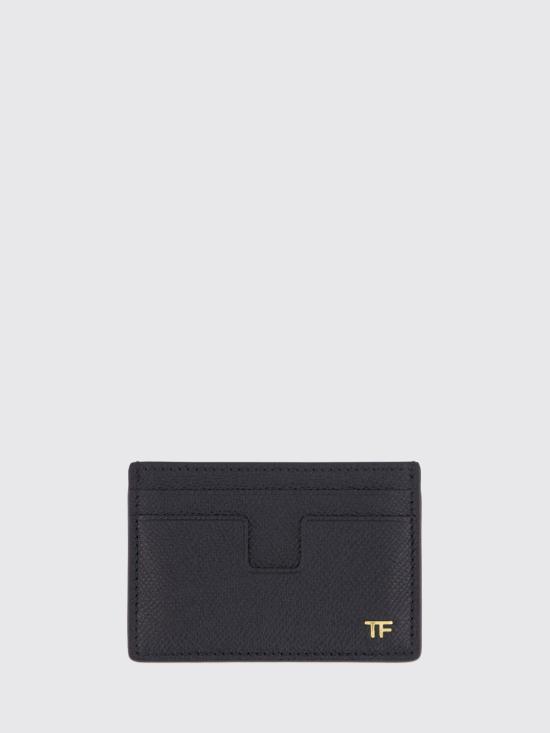 26FW 톰포드 스몰 그레인 레더 클래식 카드 홀더 YM232LCL081G NAA Black