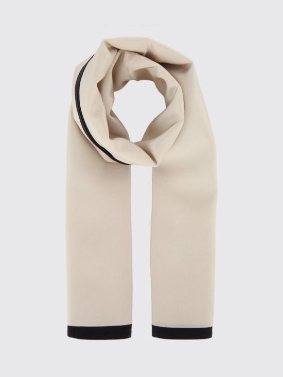 26FW 토템 센터드 모노그램 실크 스카프 크림 211853801 901 Beige
