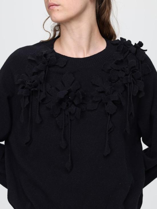 26FW 알베르타 페레티 스웨터 09206604 0555 Black - ALBERTA FERRETTI