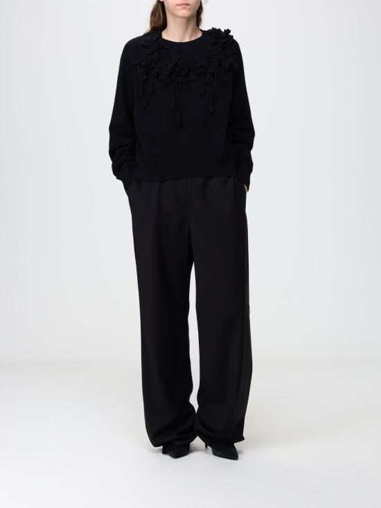 26FW 알베르타 페레티 스웨터 09206604 0555 Black - ALBERTA FERRETTI