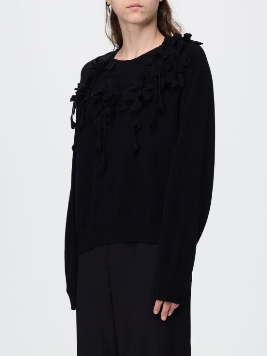 26FW 알베르타 페레티 스웨터 09206604 0555 Black - ALBERTA FERRETTI