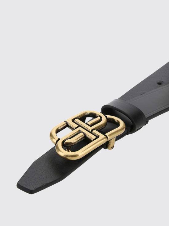26FW 발렌시아가 BB 씬 레더 벨트 5816901CH04 1000 Black - BALENCIAGA